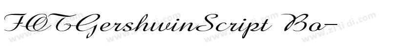 FOTGershwinScript Bo字体转换 FOTGershwinScript Bo字体转换